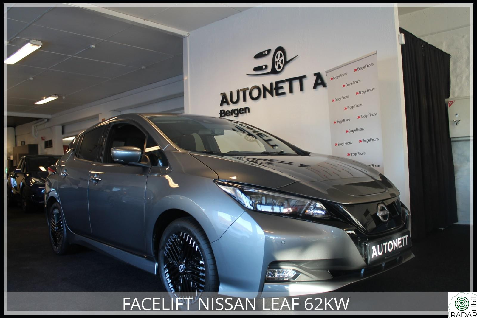 NISSAN Leaf 62kWh 62KW,FACELIFT,N-CONNECTA,V-PUMPE,360KAM.DAB+,S+V-HJUL