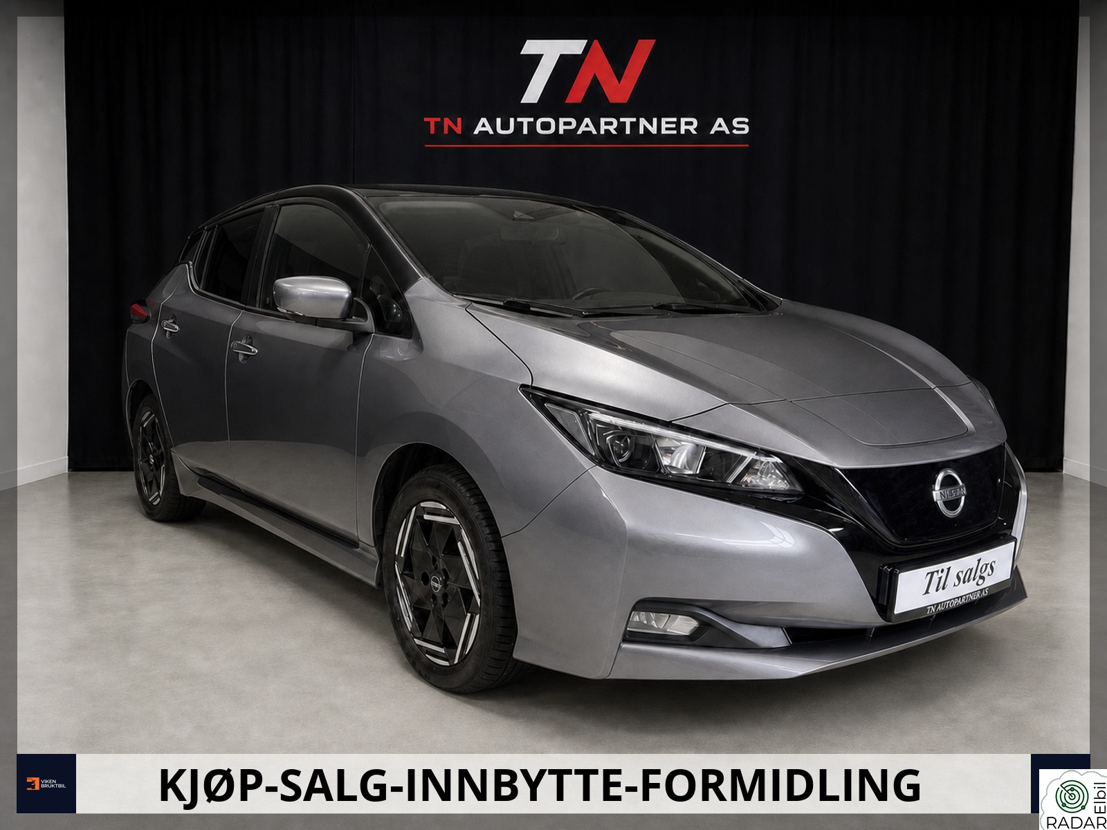 NISSAN LEAF 40kWh 40kWh 150hk ACC Kamera Rattvarme SE KM!