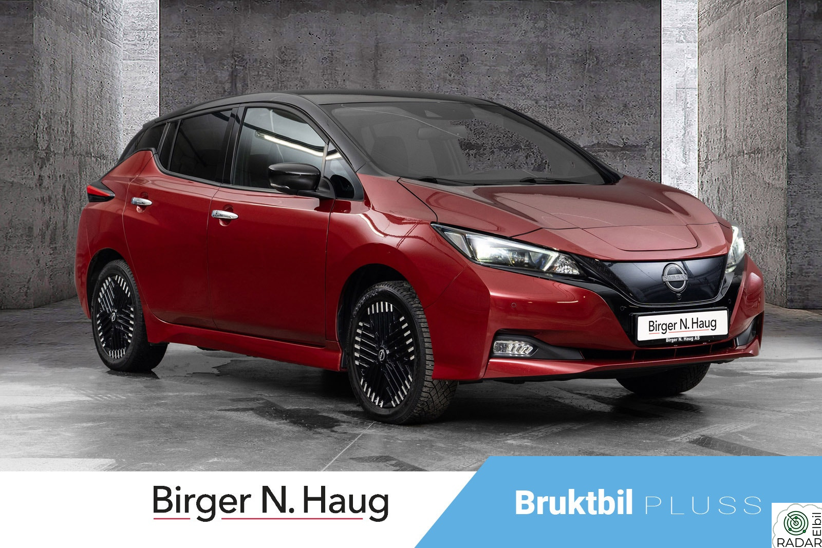 NISSAN LEAF 62kWh e+ 59kWh N-Connecta Driftsikker/395km/Facelift/Garanti