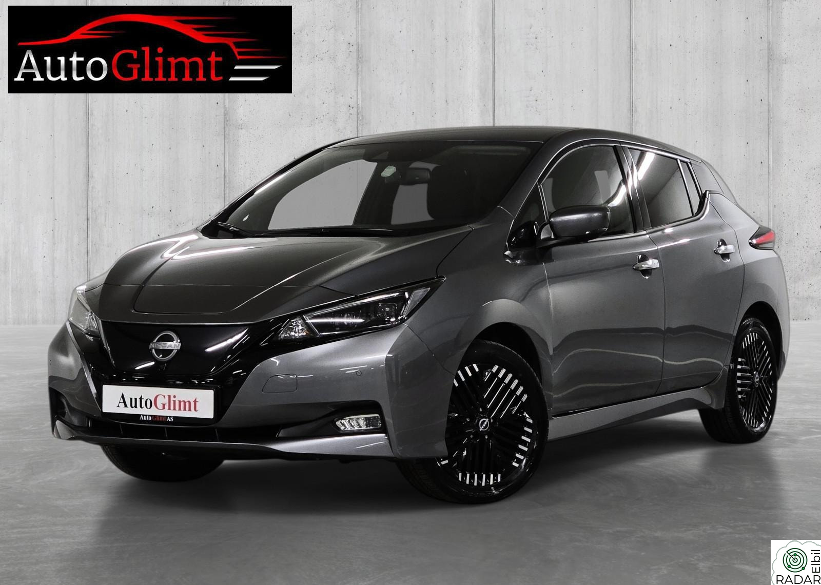 NISSAN LEAF 62kWh 62kWh / Skinn / ACC / 360Kam / Keyless / Norsk / 1-eier