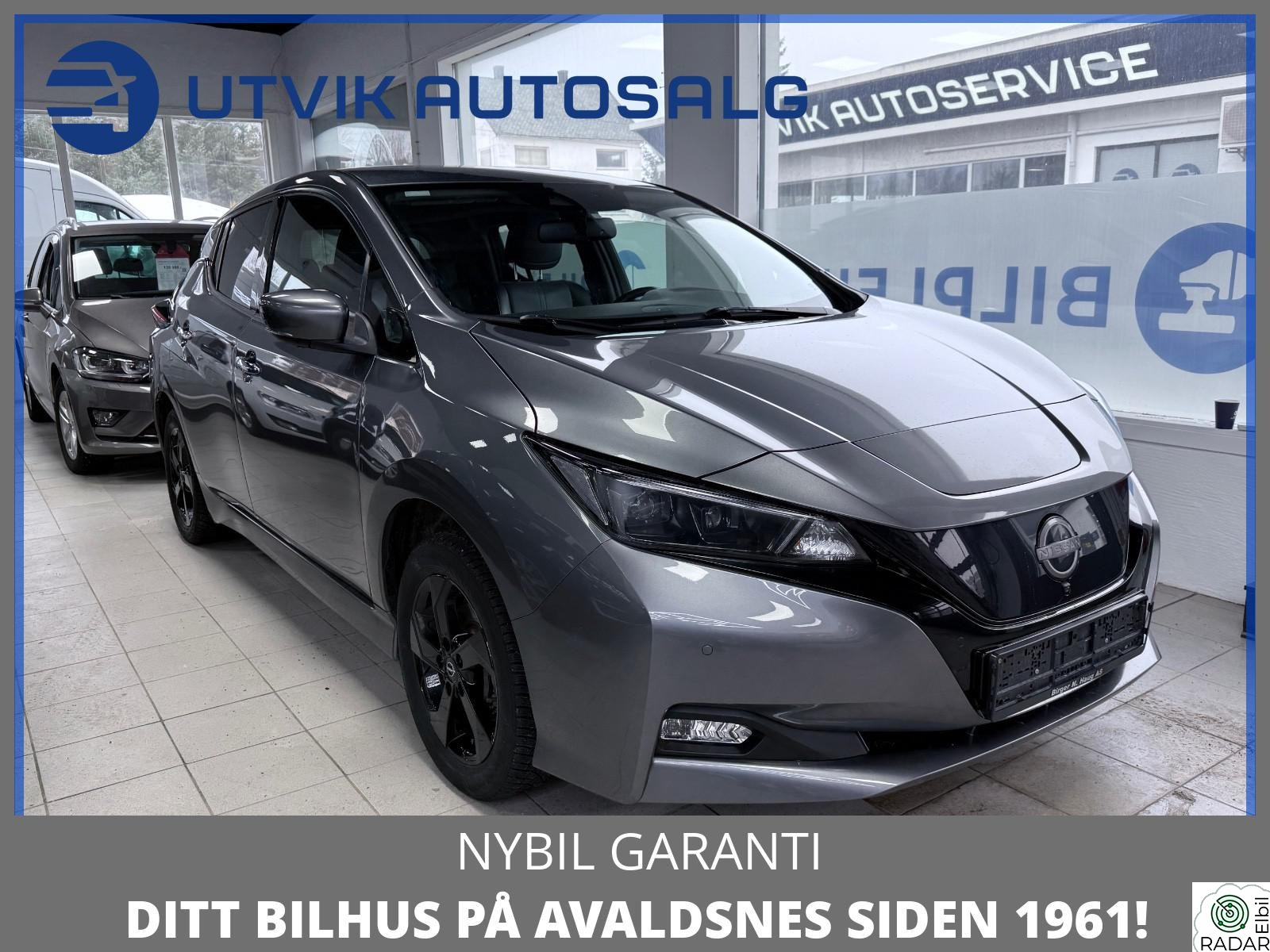 NISSAN LEAF 62kWh 62kWh 385KM WLTP/NAVIGASJON/360KAMERA/VARMERATT/ACC++