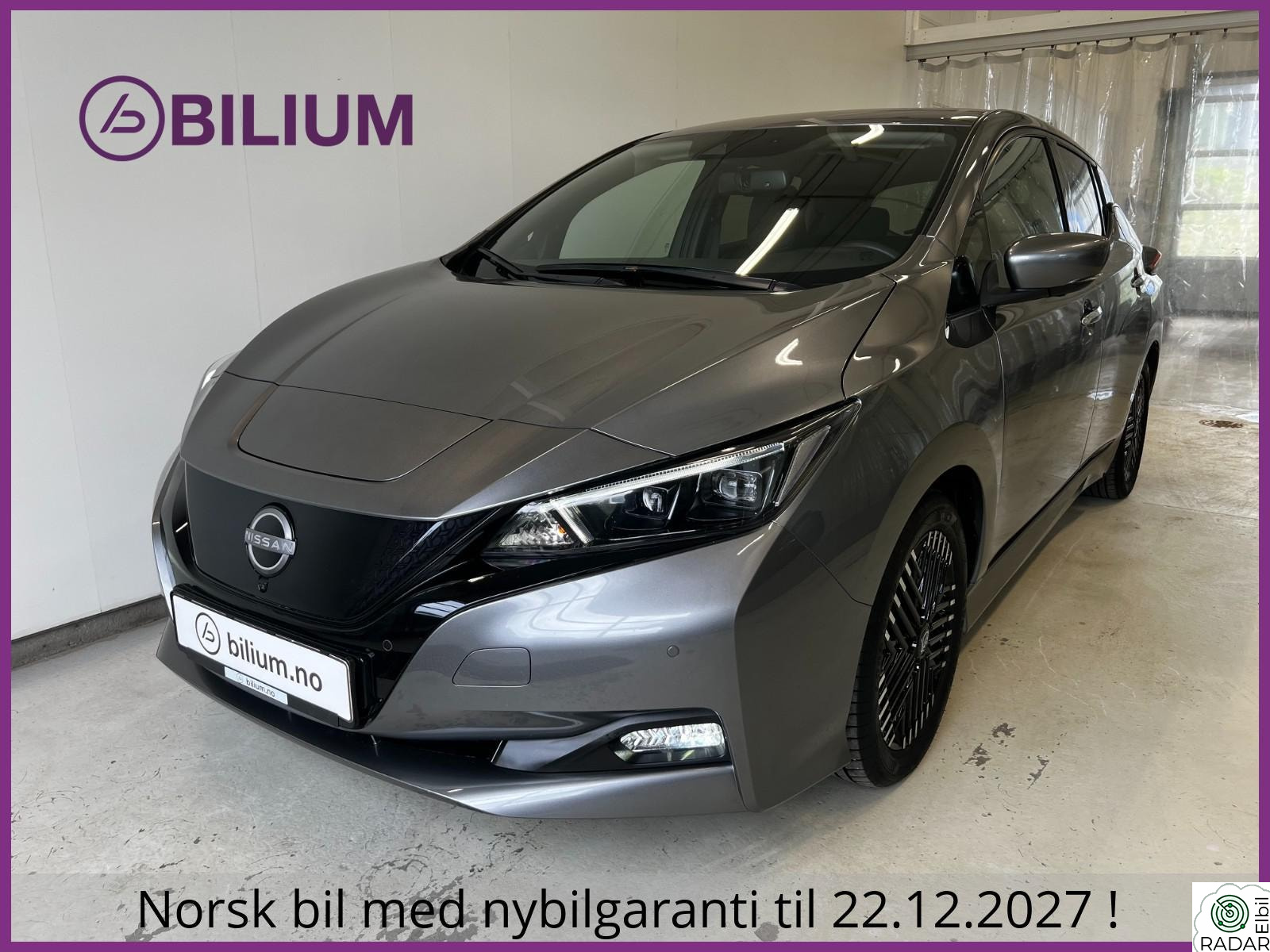 NISSAN LEAF 40kWh 40kWh N-Connecta LAV KM 360kam/Navi/AdCruise/Rattvarme+