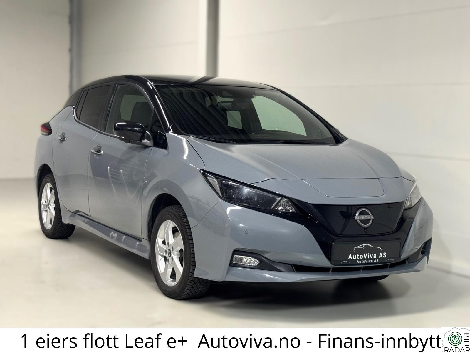 NISSAN LEAF 62kWh e+ N-Connecta 395km wltp rattvarm kamera serviceavtale