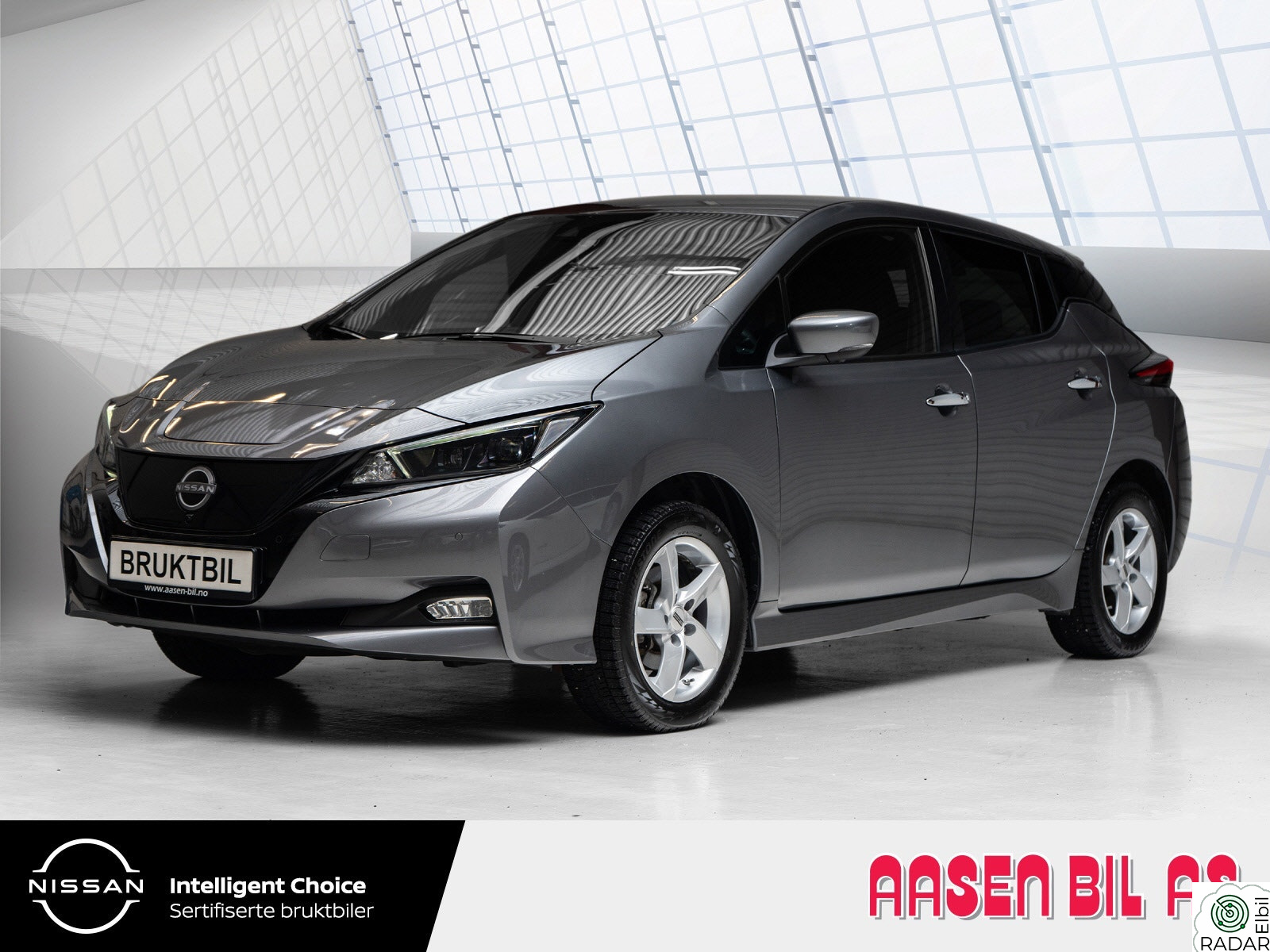 NISSAN LEAF 62kWh e+ 59kWh Tekna Skinn, Bose, v.pumpe, 360kam, toppmodell