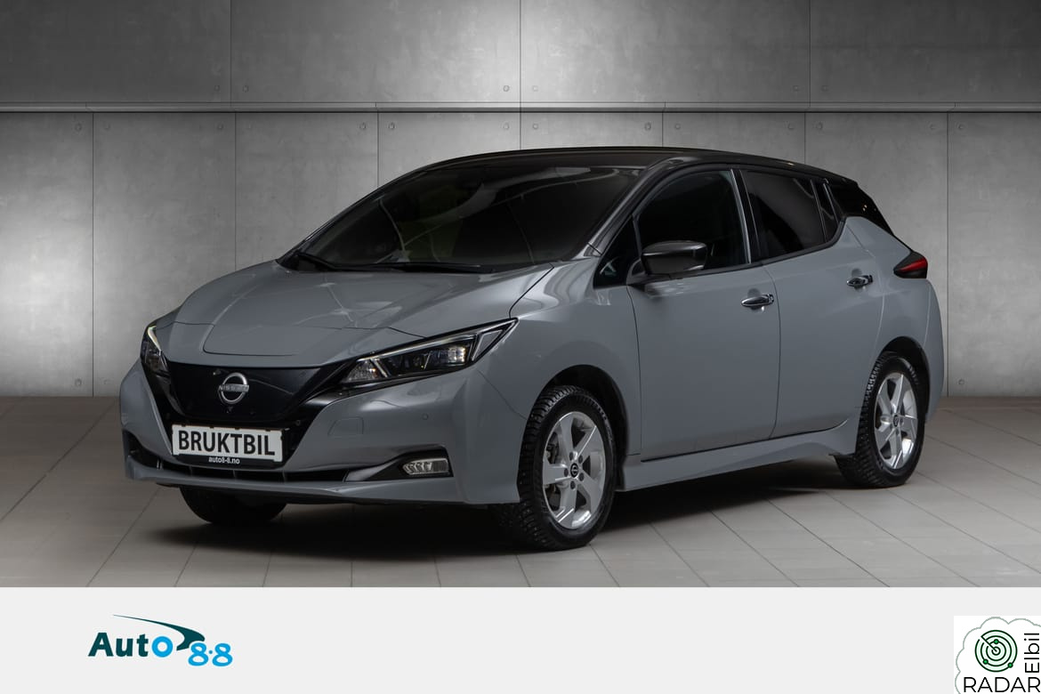 NISSAN LEAF 62kWh e+ 59kWh N-Connecta med Lastekrok/ACC/Navi/360/LED
