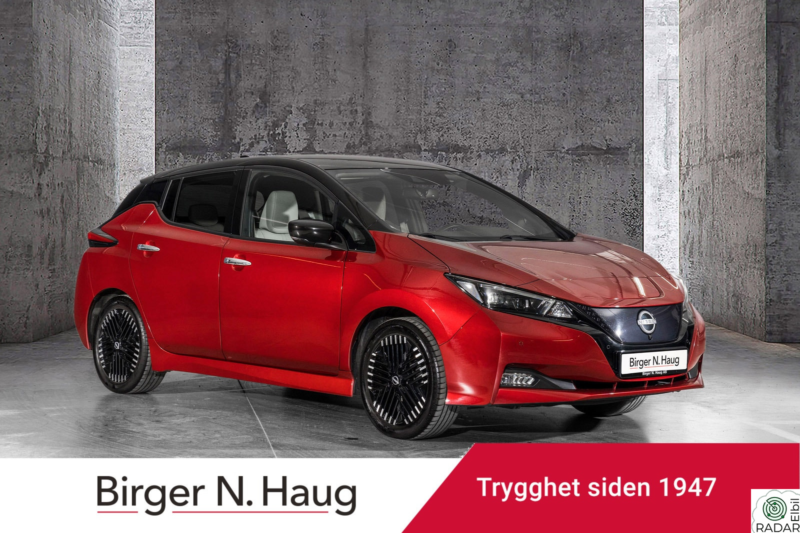 NISSAN LEAF 40kWh 39kWh N-Connecta RETT FRA SERVICE!