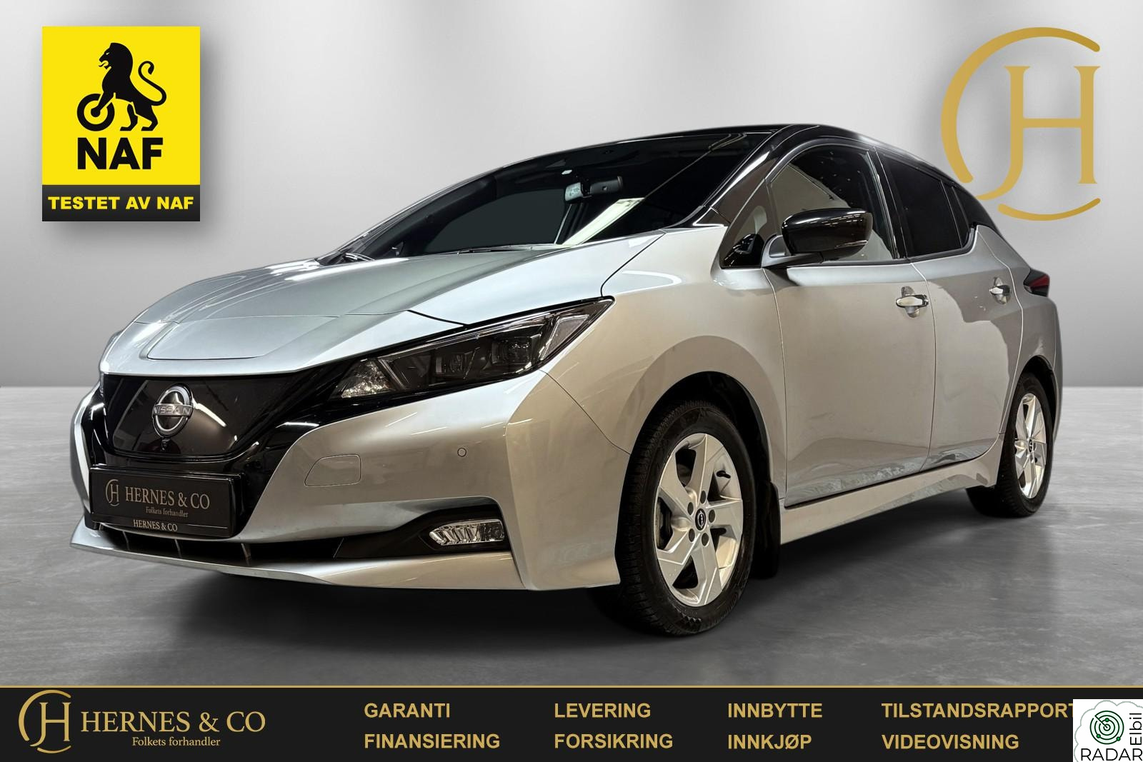 NISSAN LEAF 40kWh 40kWh/Norsk/Godt utstyrt/E-pedal/Sommer+Vinterhjul/++++