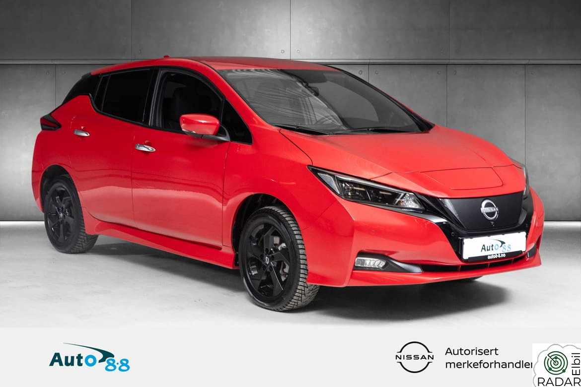 NISSAN LEAF 62kWh / LAV KM! / VELHOLDT / VARMEPUMPE / ++!