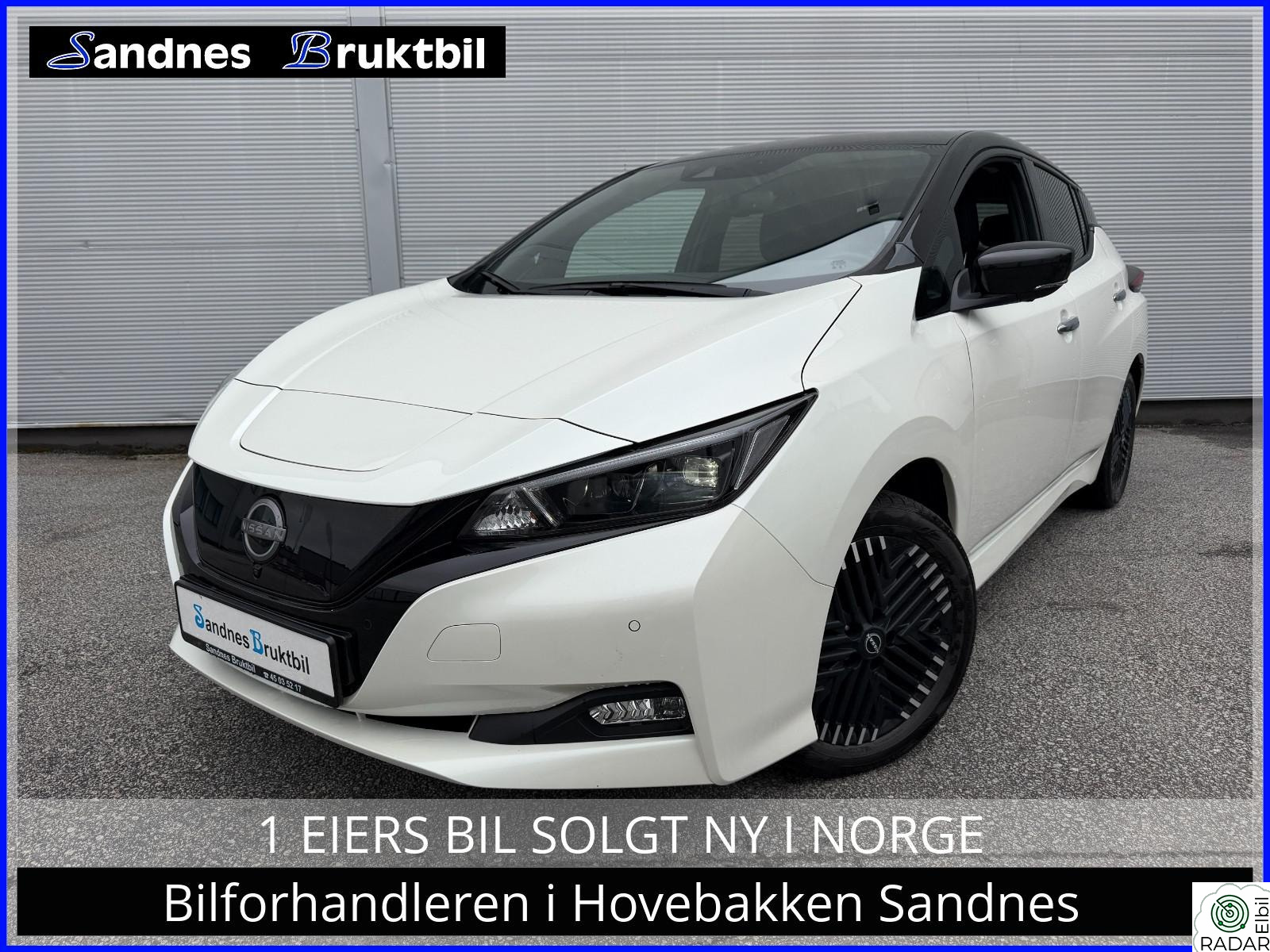 NISSAN LEAF 62kWh e+ 62kWh,ACC,360KAMERA,NAVI,DELSKINN,V-RATT,CARPLAY,LED