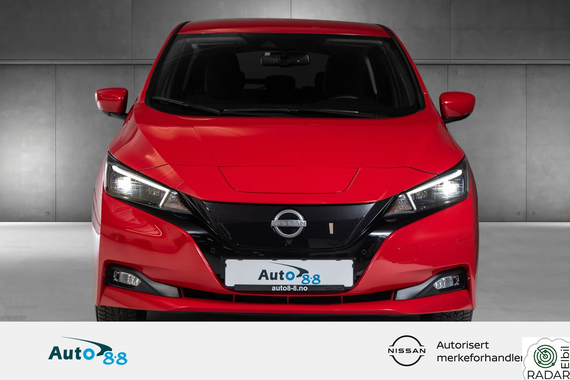 NISSAN LEAF 40kWh /LAV.KM!!/VARMEPUMPE/NAVI/DAB+/