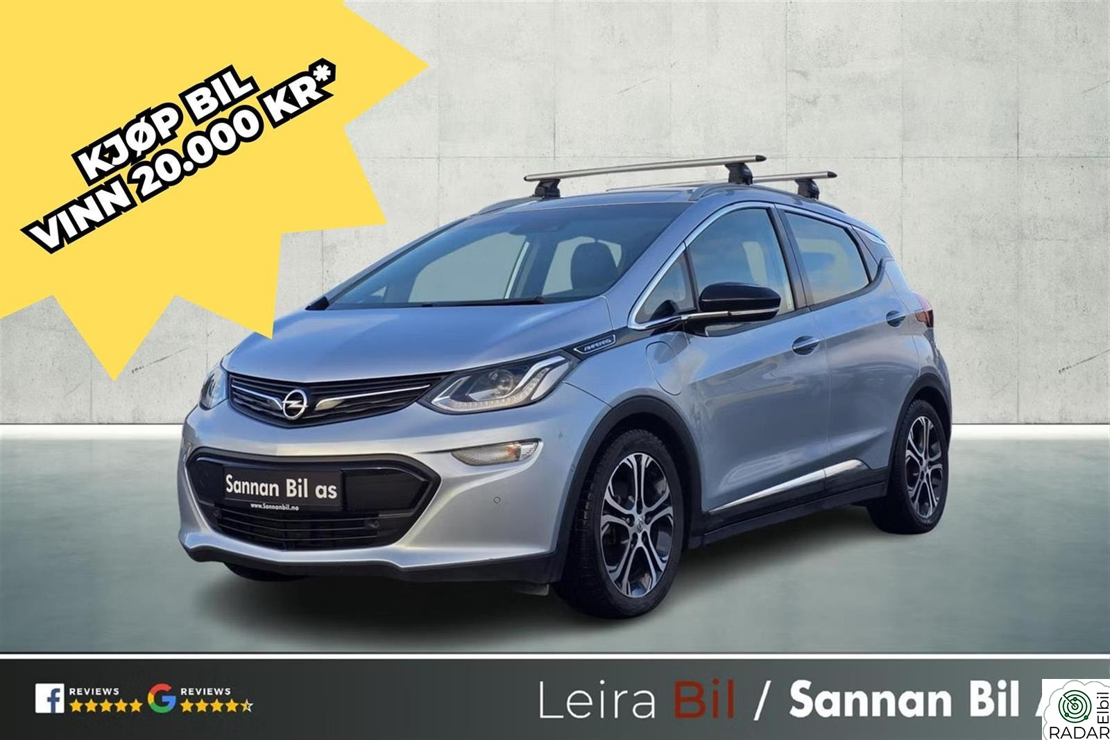 OPEL Ampera-e Premium **BOSE|SKINN|RATTVARME|APPLE/ANDROID|ACC**