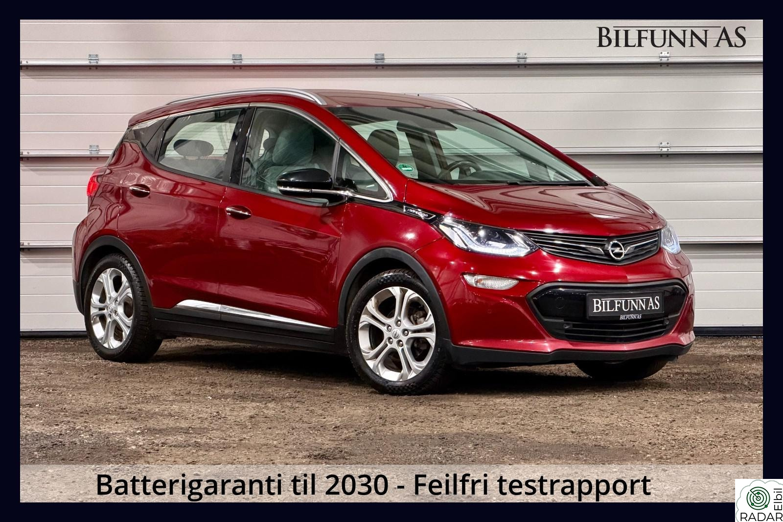 OPEL Ampera-e 1 eiers bil, Norsk, Batteri byttet 2022, Garanti