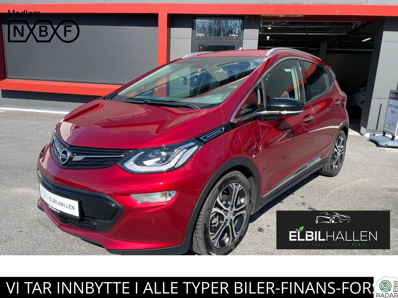 OPEL Ampera-e NORSK/PREMIUM/64kW/SKINN/BOSE HIFI/APPLE/KUN 53.700 KM