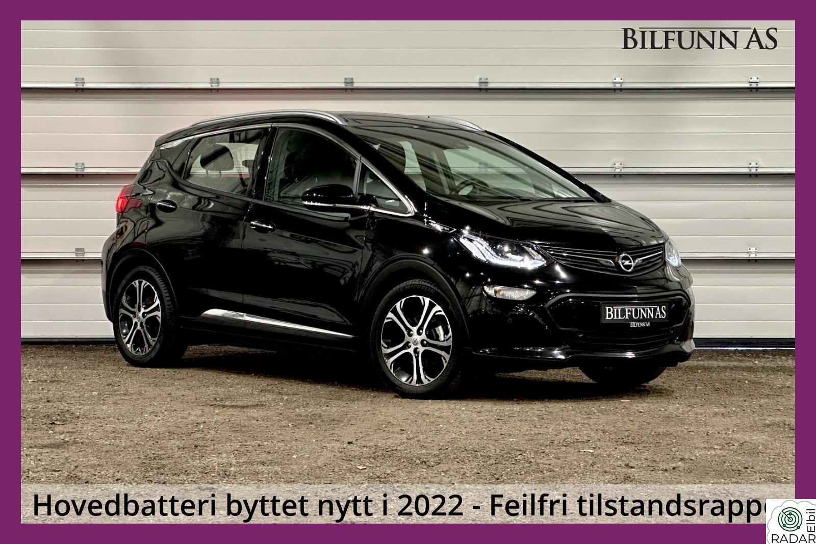 OPEL Ampera-e 64 kwh, 423 WLTP, Premium, Hovedbatteri byttet, Skinn