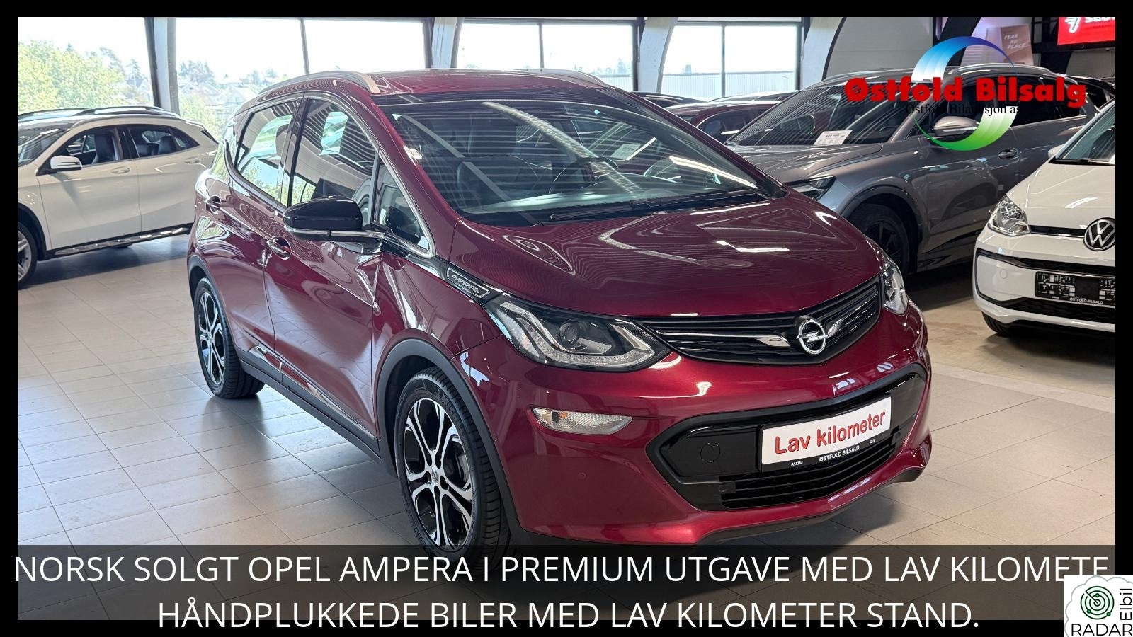 OPEL Ampera-e 204 HK 423WLTP PREMIUM SKINN RYGGEKAMERA BOSE OPPV.RATT