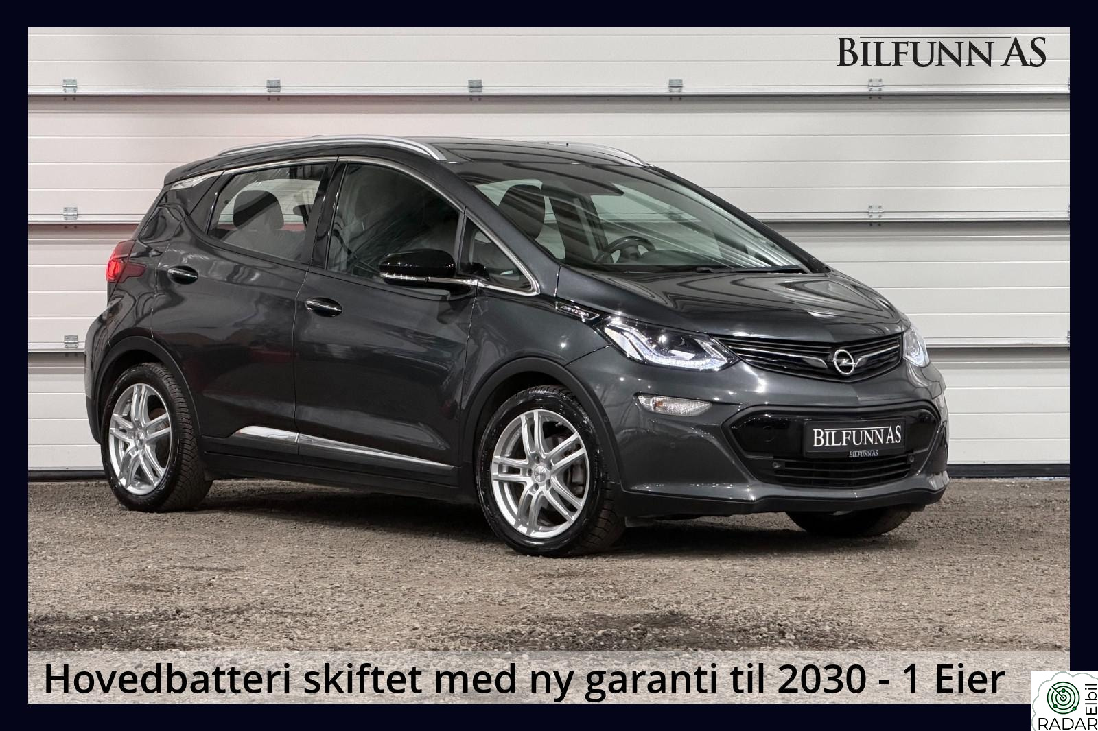 OPEL Ampera-e 64 kwh, 457 km rekkevidde, Batterigaranti til 2030!!