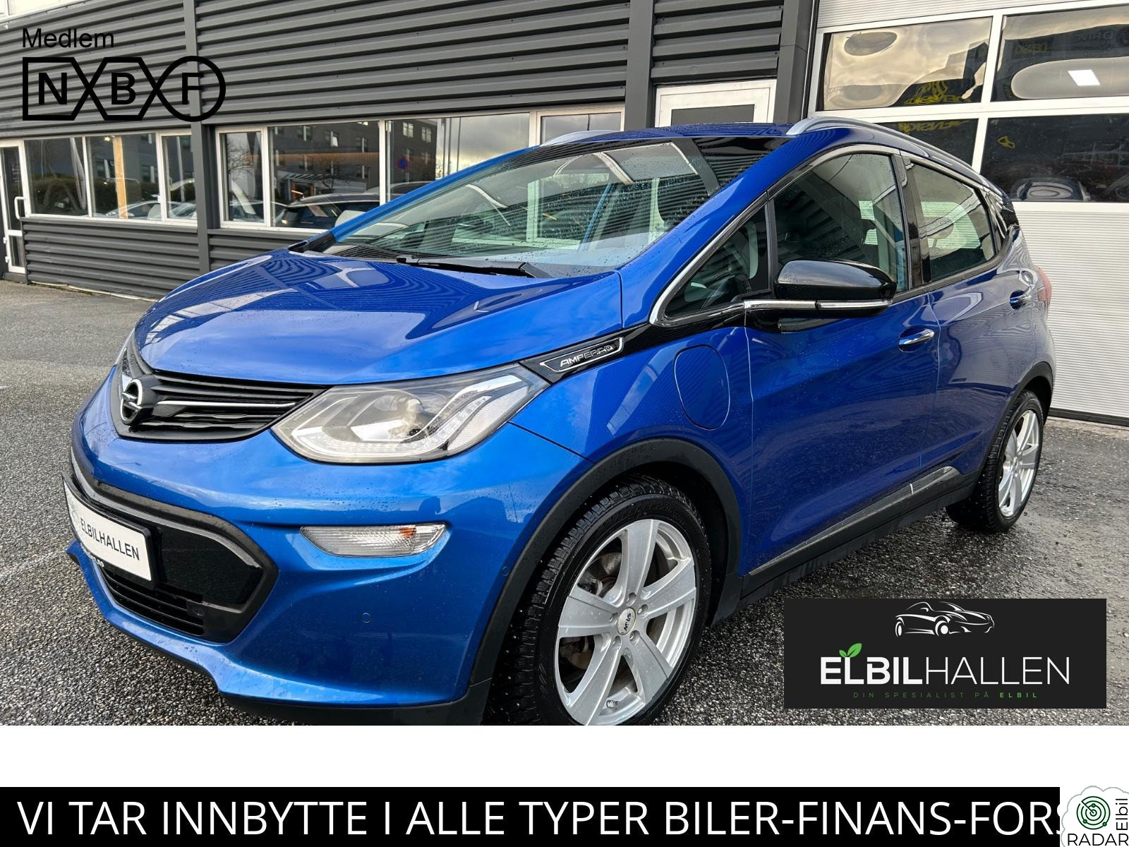 OPEL Ampera-e PREMIUM/64kW/TOPPMODELL/SKINN/BOSE HIFI/APPLE/LED/DAB++