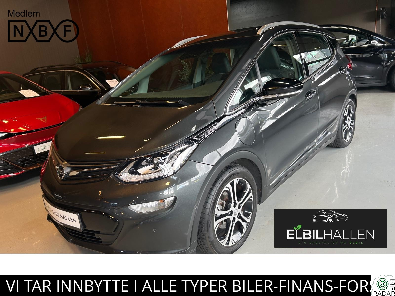 OPEL Ampera-e NORSK/PREMIUM/64kW/TOPPMODELL/SKINN/BOSE/APPLE/LED/DAB