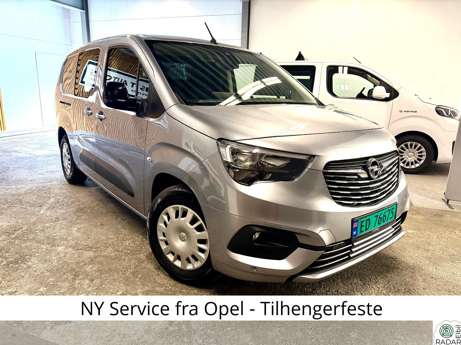 OPEL Combo-e Cargo Cargo L2-Lang/Krok/PDC/Ny Service/EU 04-28/BT/Pen bil!