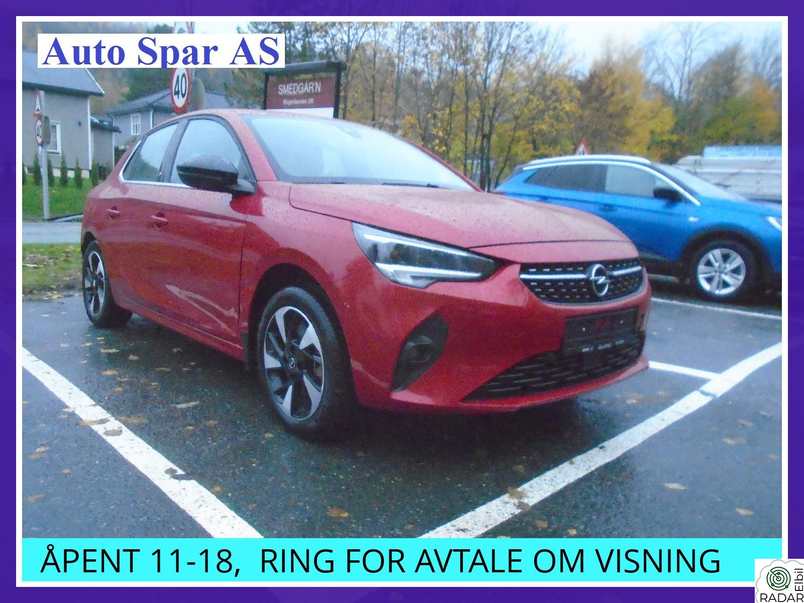 OPEL CORSA 136 HK 336 KM ELEGANCE, NYBILGARANTI, BATTERIGARANTI