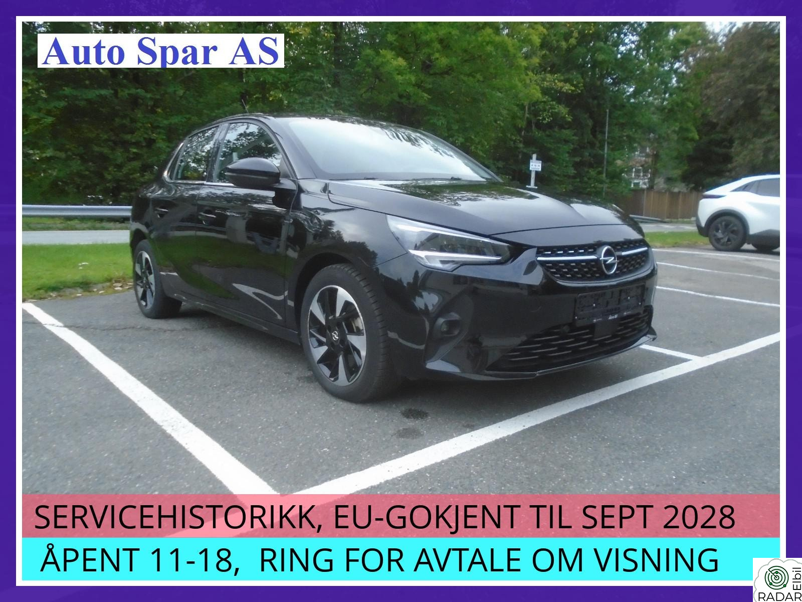 OPEL CORSA 136 HK 336 KM ELEGANCE, NYBILGARANTI, RYGGEKAM, SKINN