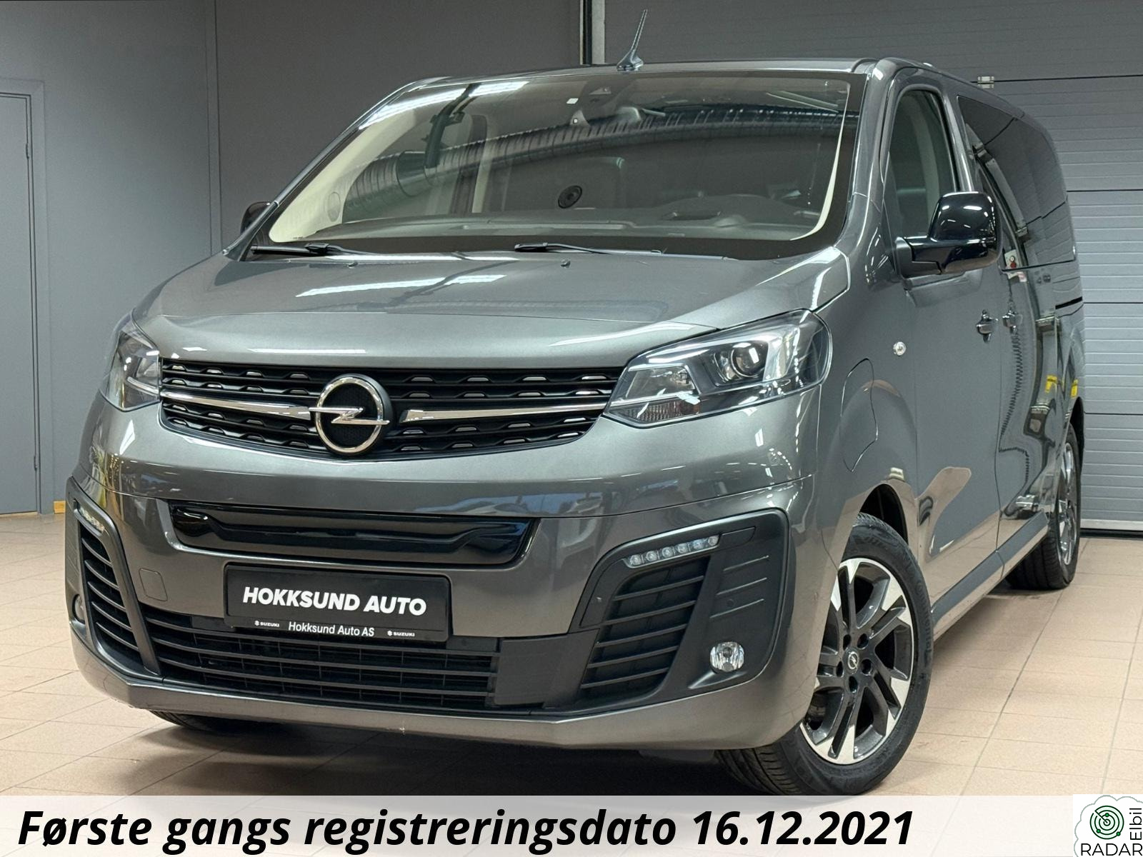 OPEL ZAFIRA LIFE e-Life Elegance 75KWH 136hk 8-seter/Skinn/Hud/Pano/Kam