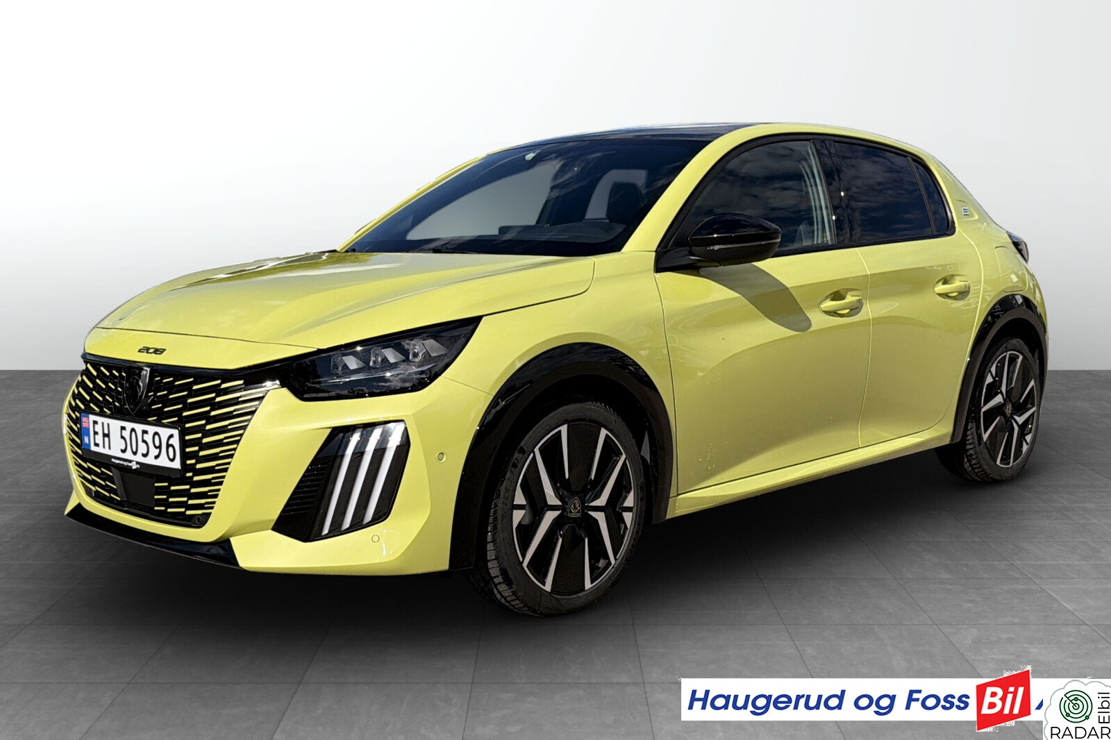 PEUGEOT 208 GT 156hk Panoramatak,Navi,R-kamera,Delskinn,ACC,400km