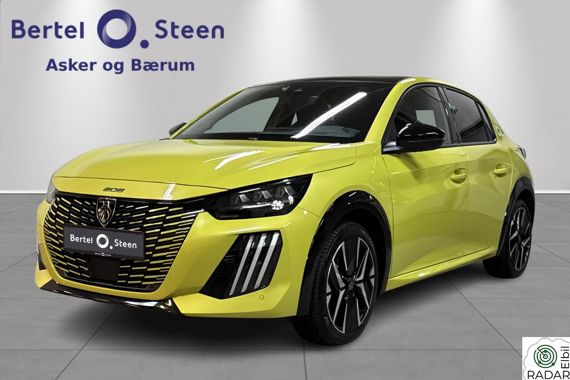 PEUGEOT 208 GT 136hk | ADAPTIV CRUSIE, PANROAMA, CARPLAY, KAMERA++