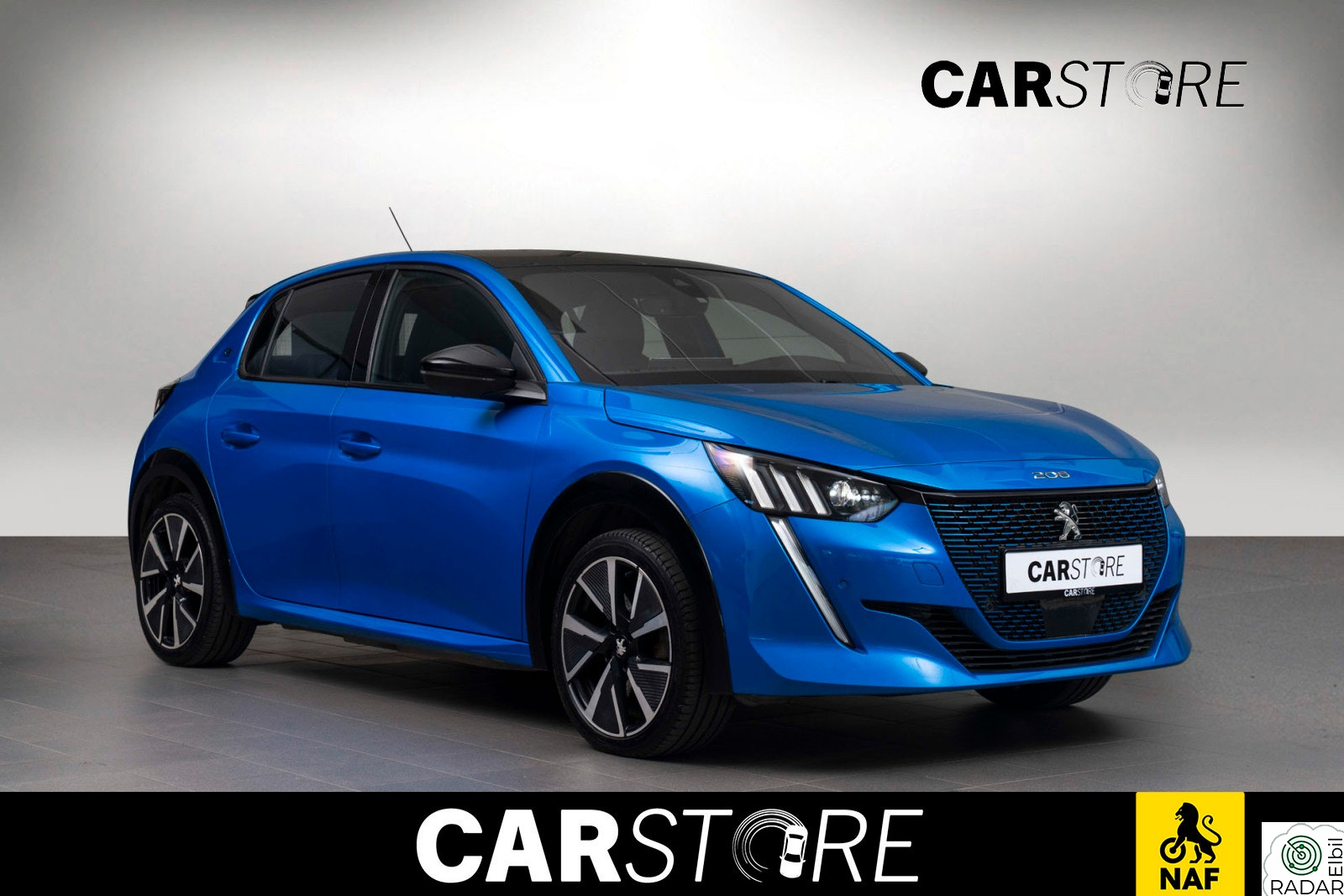 PEUGEOT 208 GT Line 136hk Varmepumpe/Panorama/Cruisekontroll