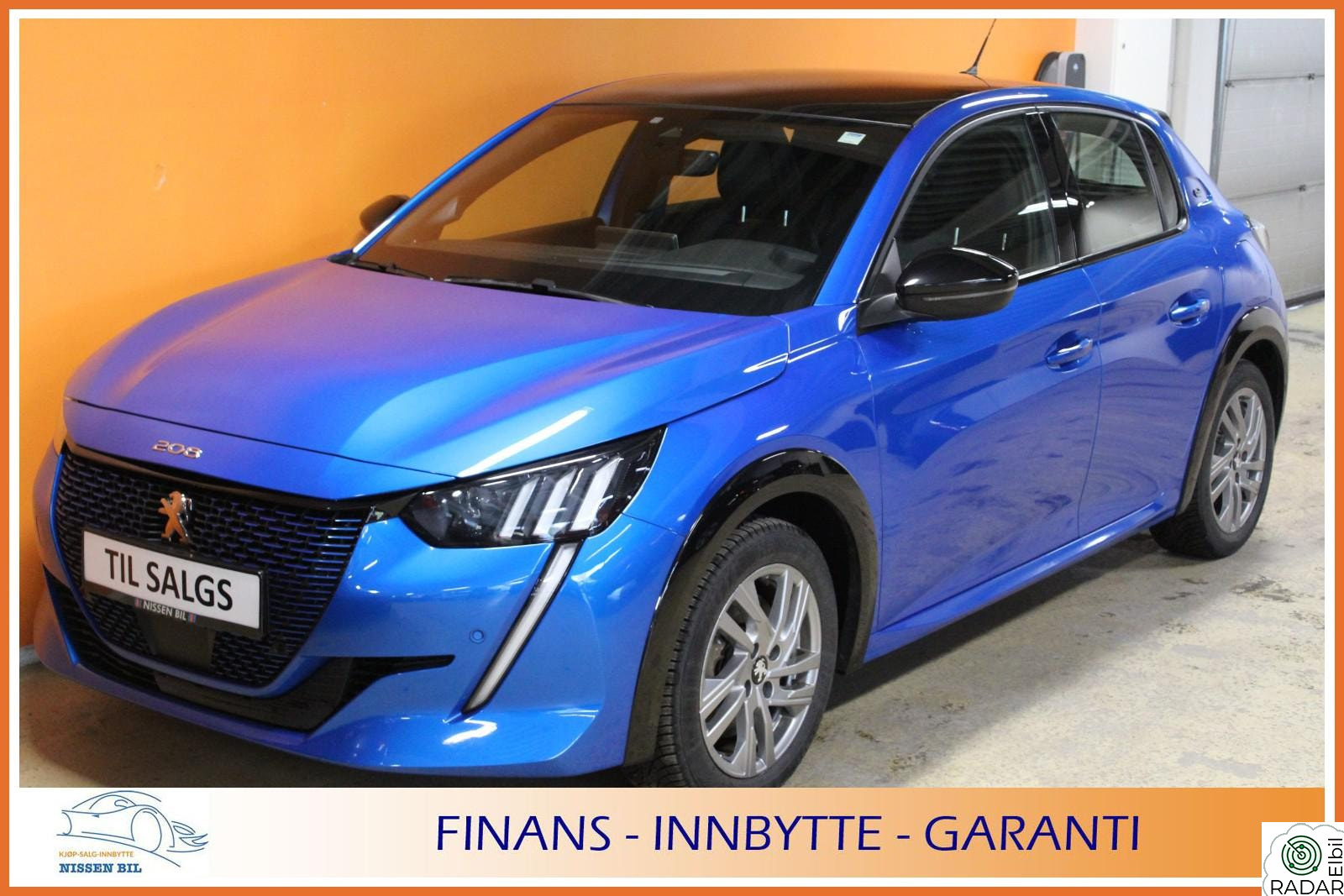 PEUGEOT 208 e GT LINE AUT/RYGGKAM/BLUET/APP/NAVI/PANO+++