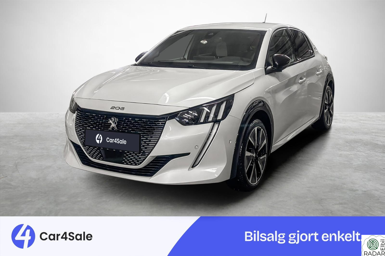 PEUGEOT 208 GT Line 340km / 360Kam / Del-skinn / Navi / EU 2028