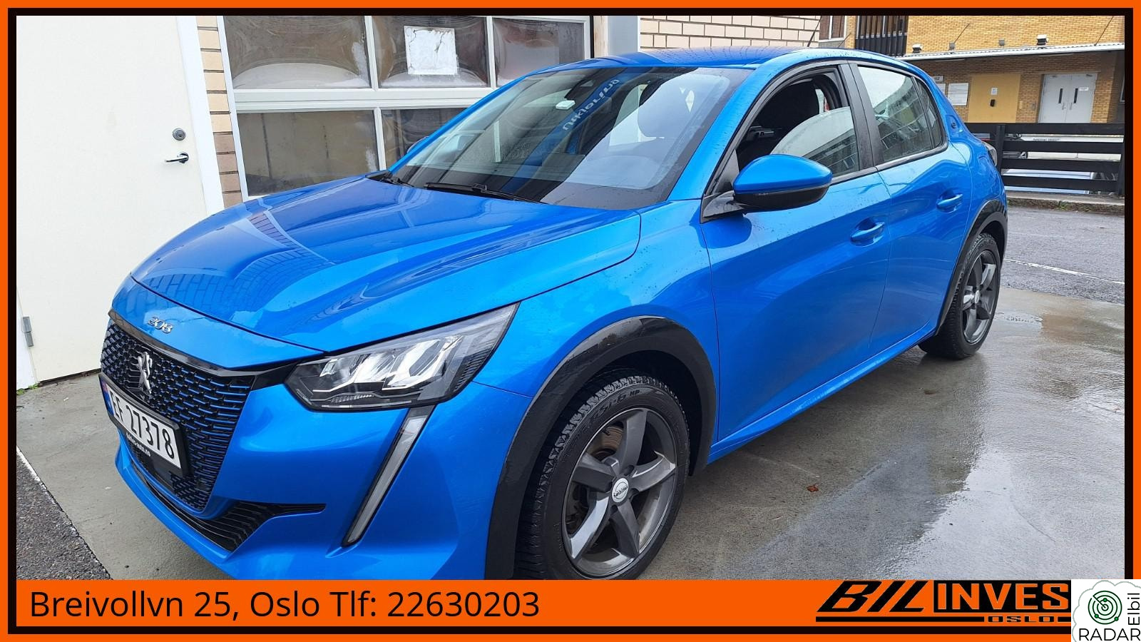 PEUGEOT 208 El.Bil.335KM i R.V.Klima,Cruise,Aluf.DAB,R-kamera,LavKM