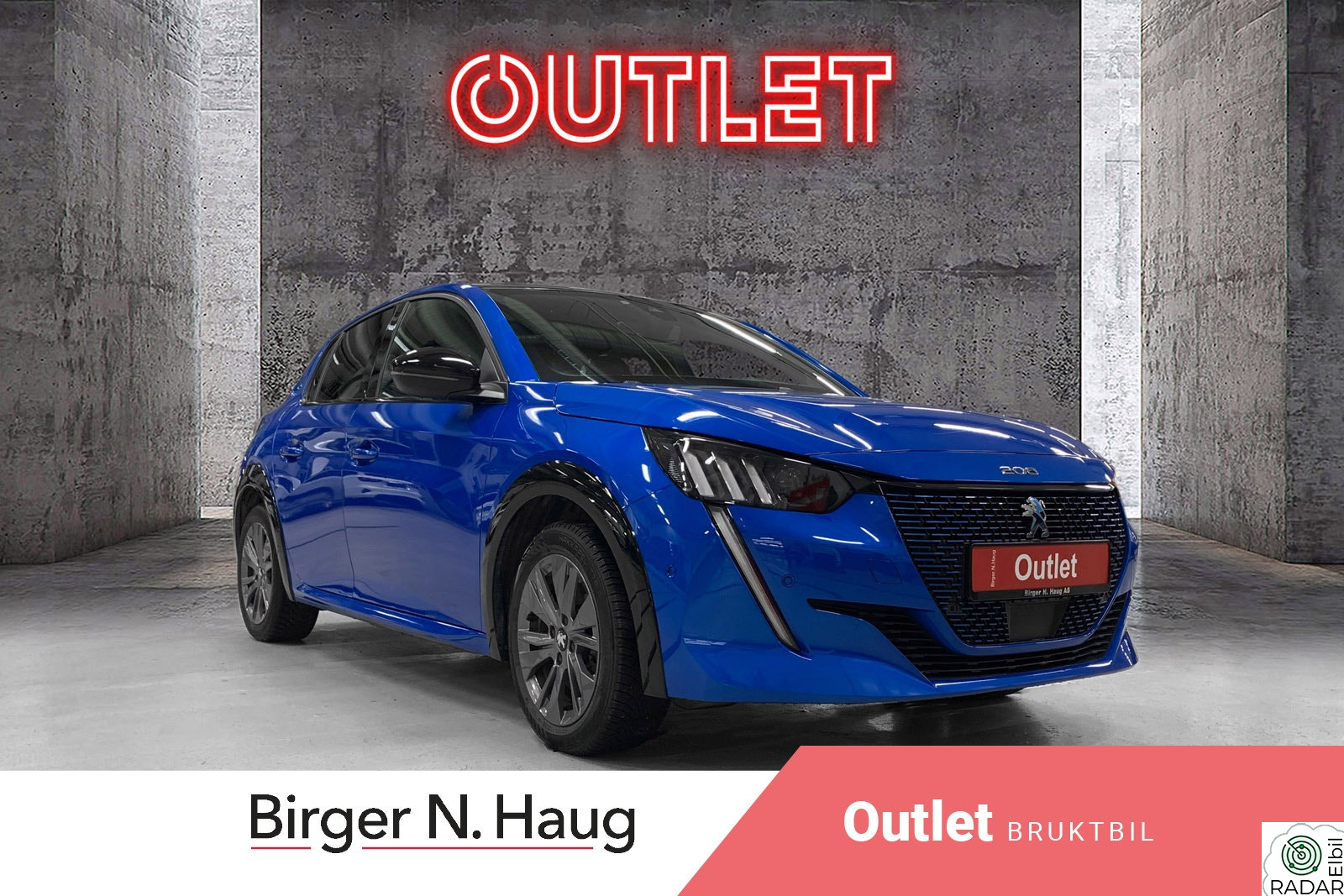 PEUGEOT 208 GT Line 136hk /OUTLET/TØFF LITEN EL-BIL/Black Week!