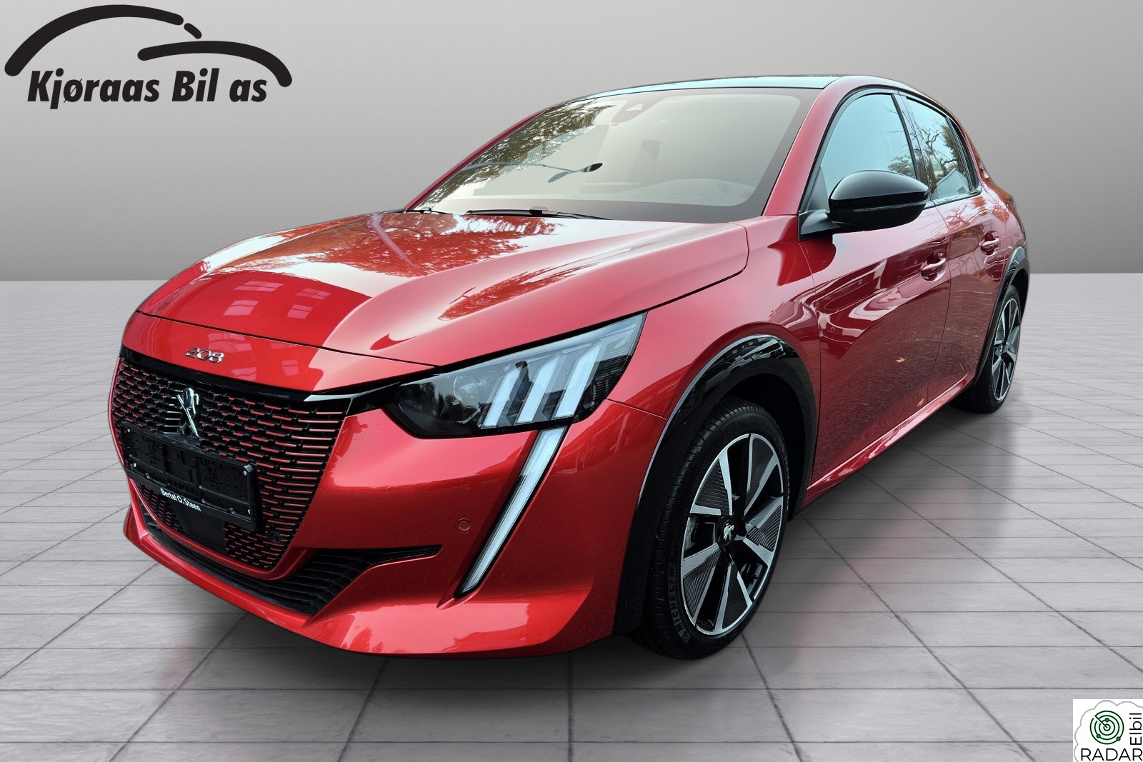 PEUGEOT 208 GT Line 136hk sort tak/Navi/Kamera++
