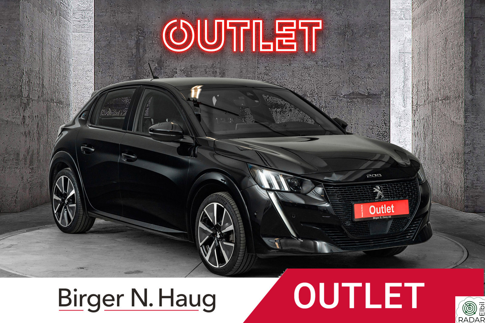 PEUGEOT 208 GT Line 136hk /OUTLET/ LEKEN / GOD REKKEVIDDE / EU0726/