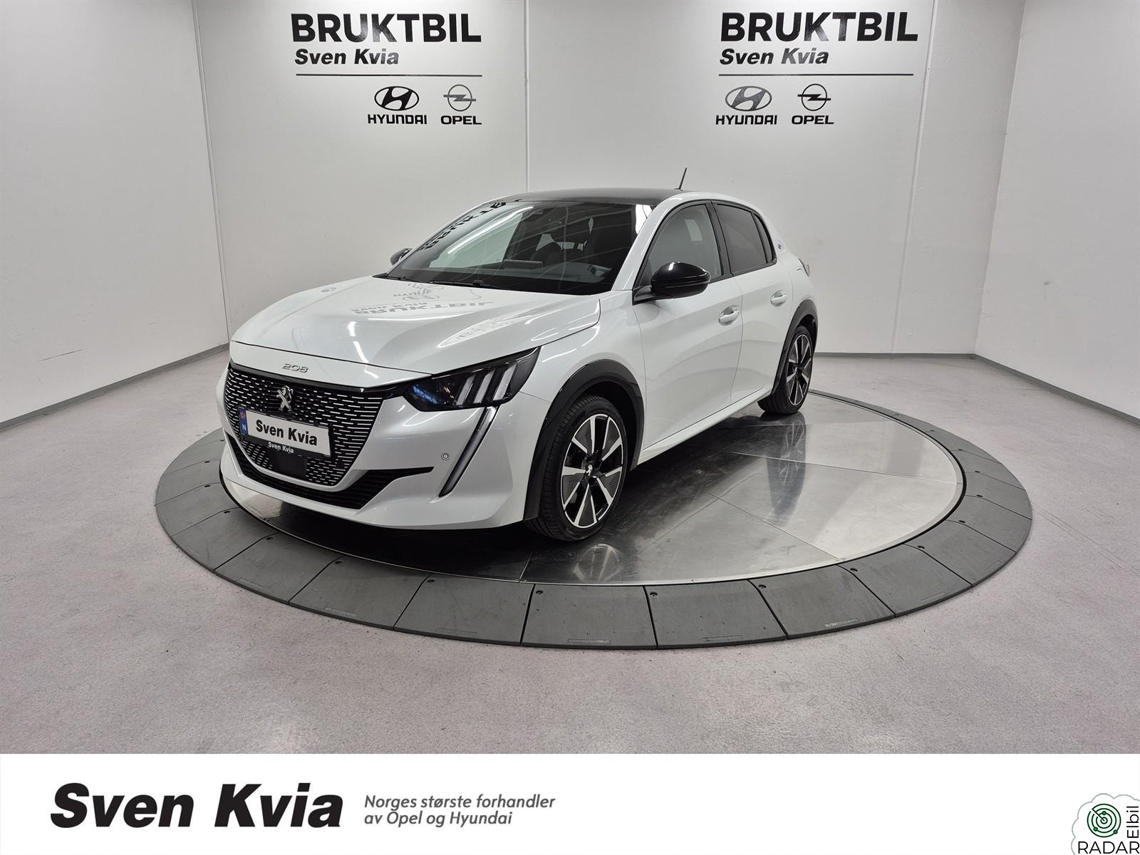 PEUGEOT 208 NORSK GT LINE 50KWT 335KM ACC NAVI CARPLAY GLASSTAK 360