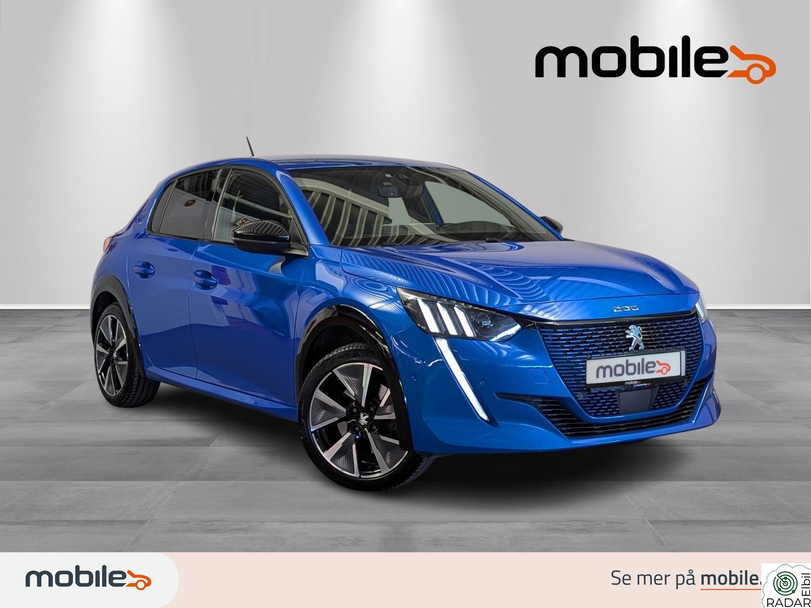 PEUGEOT 208 GT 136hk Norskbil/Varmepumpe/Delskinn/WLTP340/DAB+/ACC