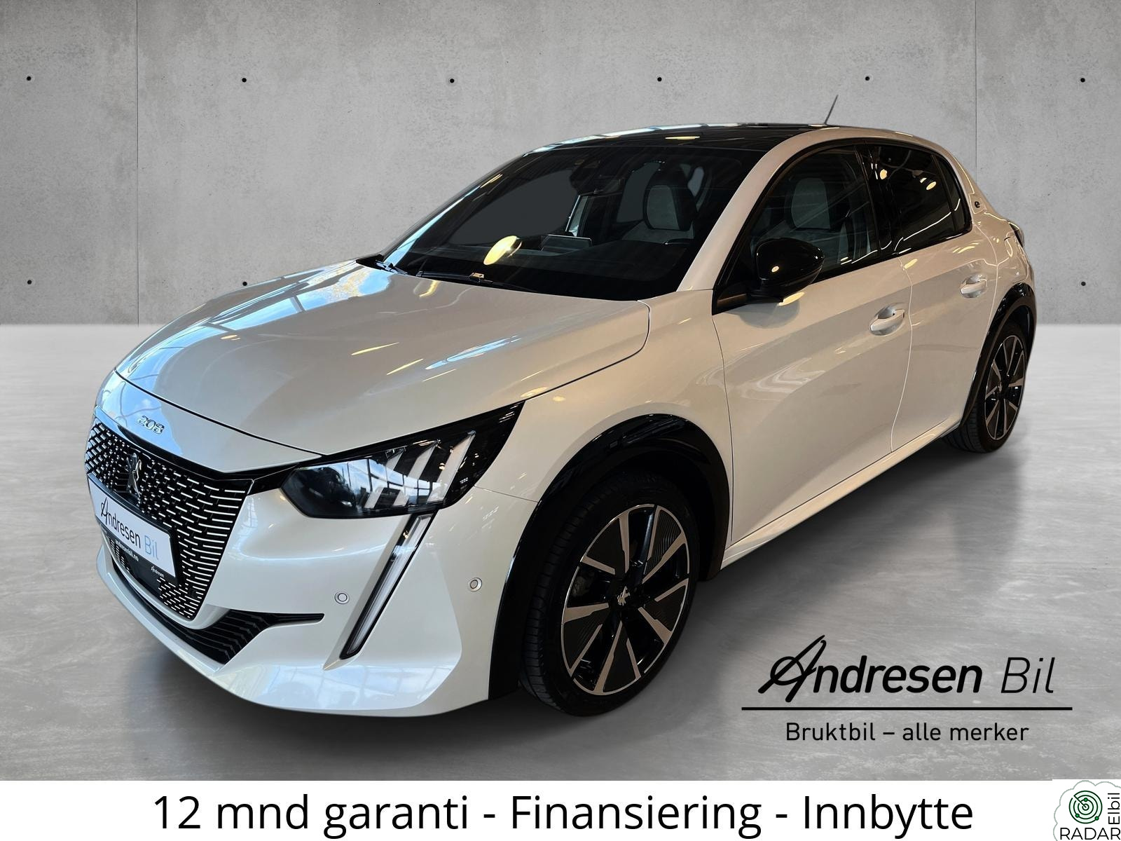 PEUGEOT 208 GT / Kamera / Glasstak / Adaptive cruise