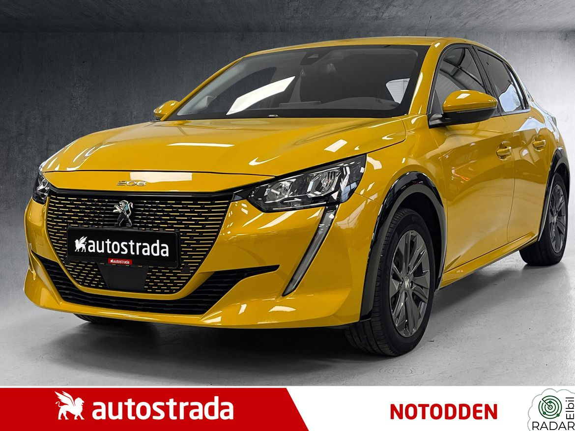 PEUGEOT 208 Allure, ryggekamera, lav km.