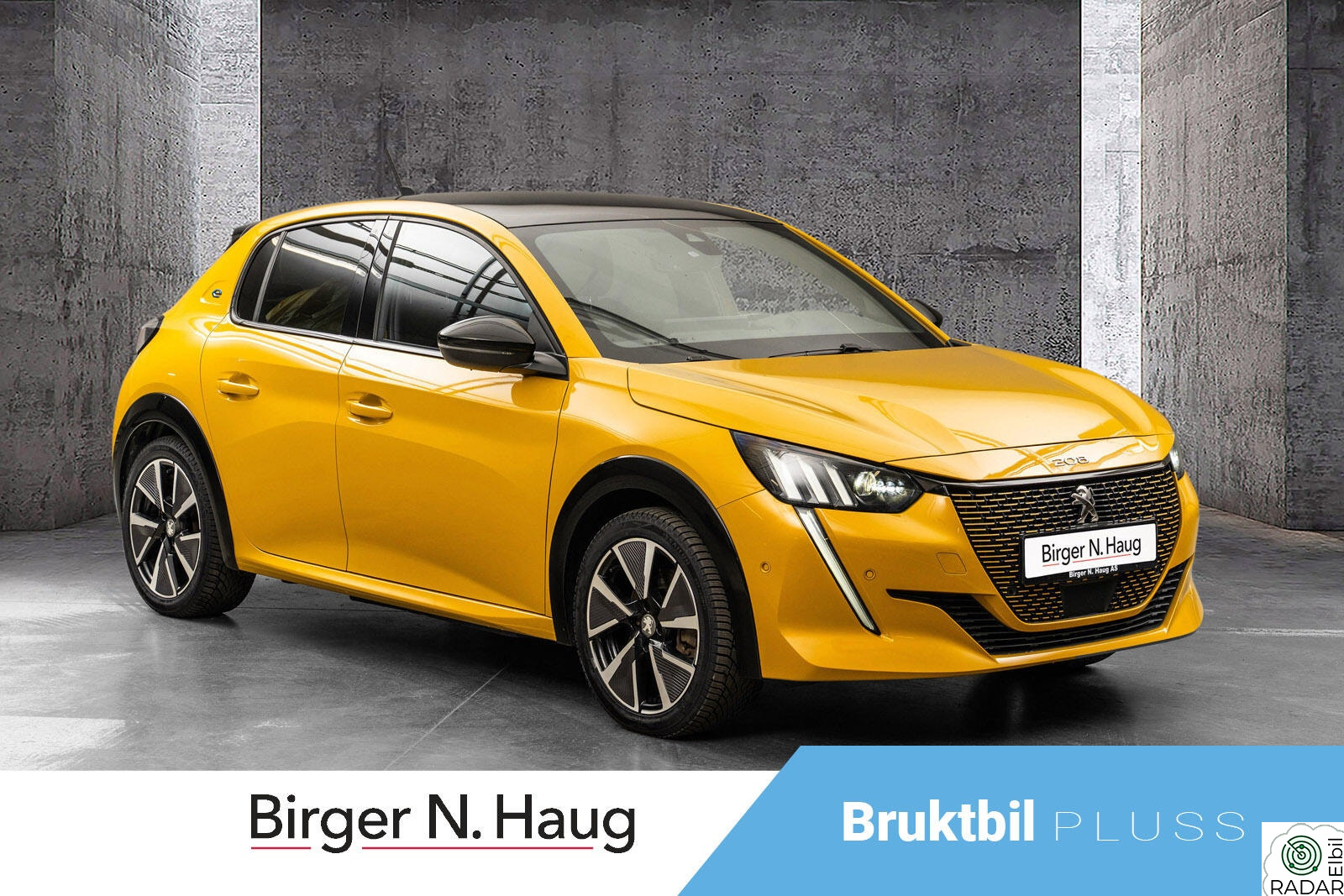 PEUGEOT 208 GT 136hk LEVERES MED HELT NYE VINTERDEKK!