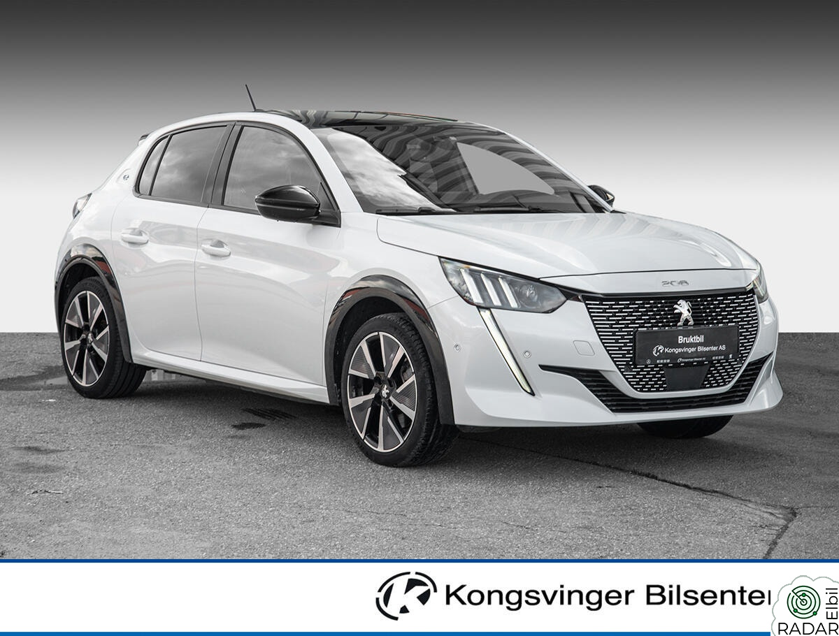PEUGEOT 208 GT Pack 136hk Adaptiv cruisekontroll, Panorama glasstak