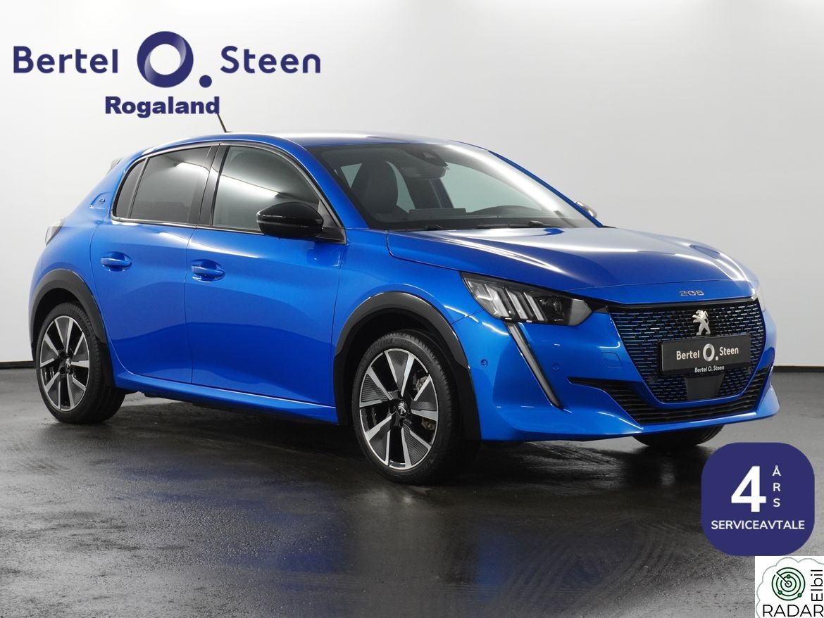 PEUGEOT 208 GT, 4ÅRS SERVICEAVTALE INKL