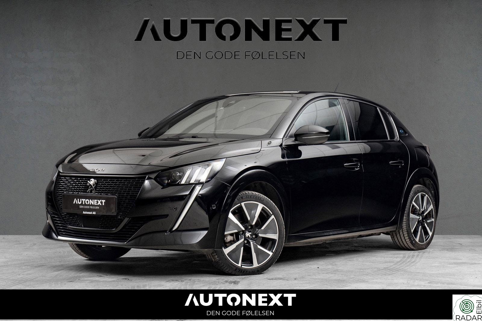 PEUGEOT 208 E-208 GT-LINE 335KM WLTP/Topputgave/LED/ACC/Varmepumpe