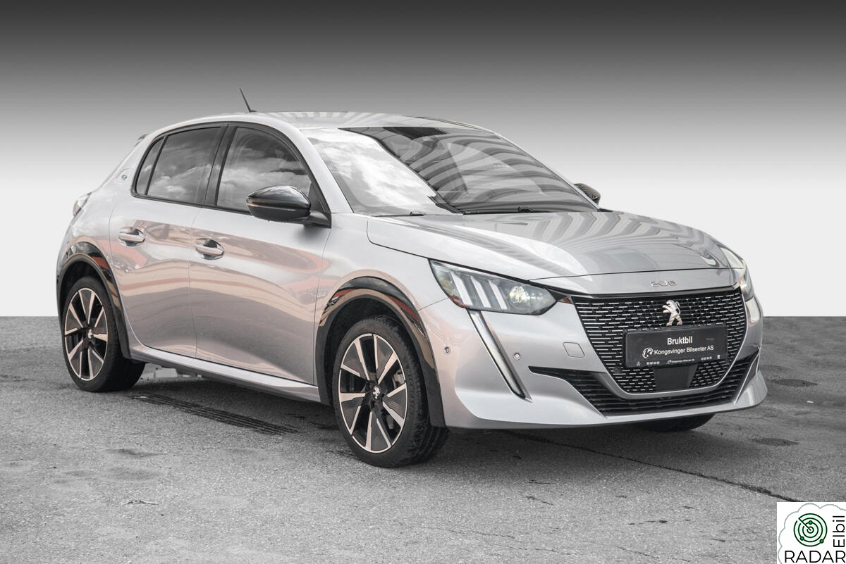 PEUGEOT 208 GT 136hk Adaptiv cruisekontroll, Navigasjon, Led