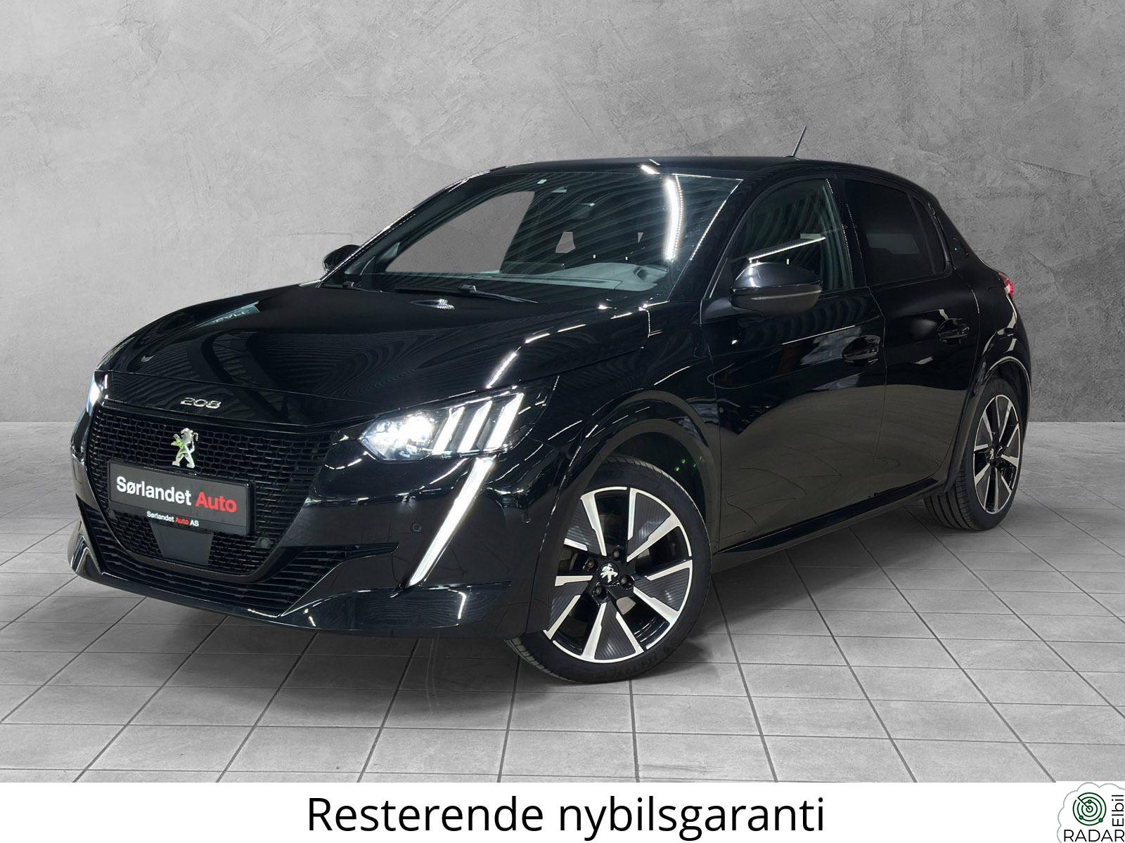 PEUGEOT 208 50kWh / 351km/ GT utgave / 360kamera / Navi / ACC / ++