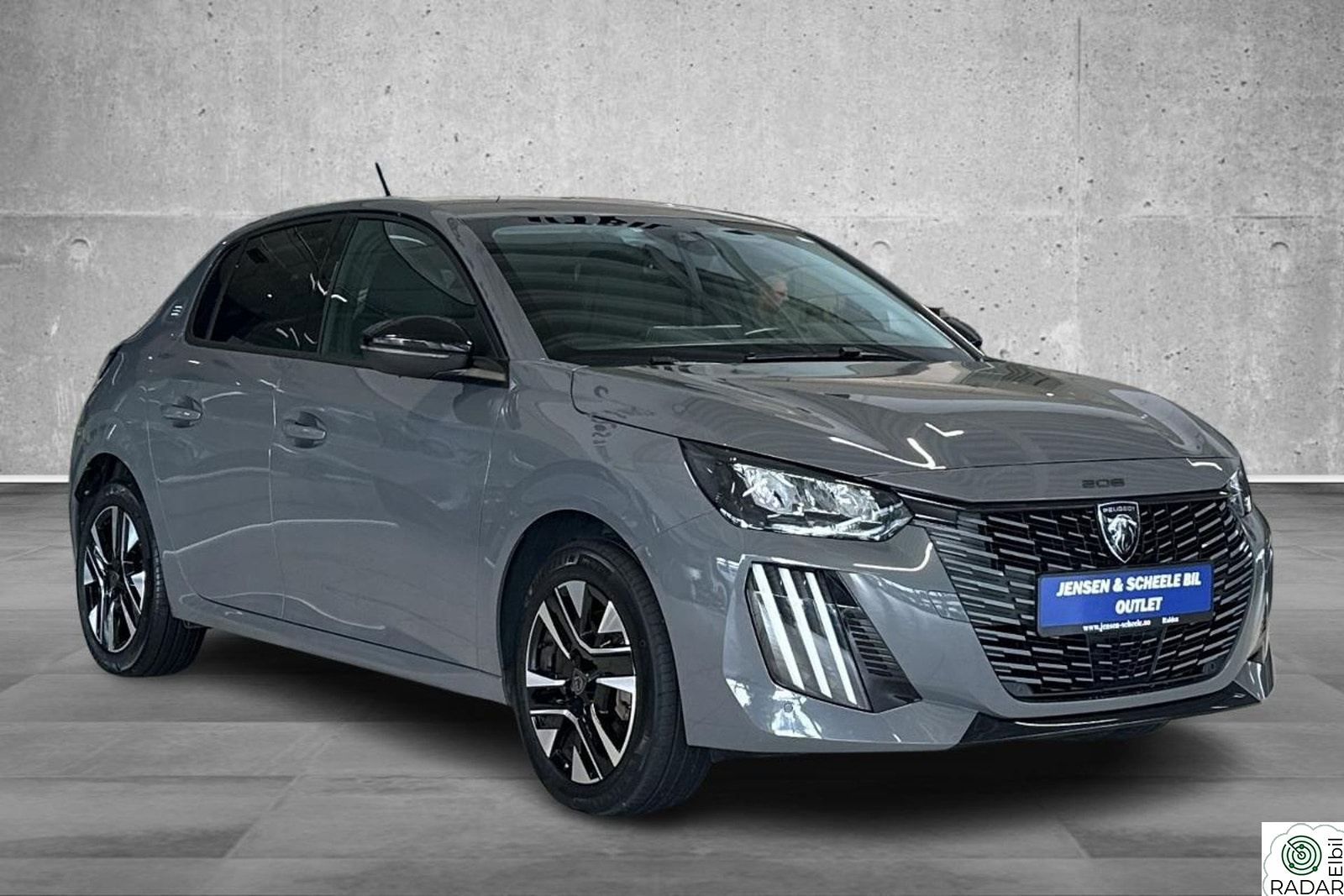 PEUGEOT 208 Rekkevidde 361km. 136hk. Adaptiv cruise, LED-lys, DAB,