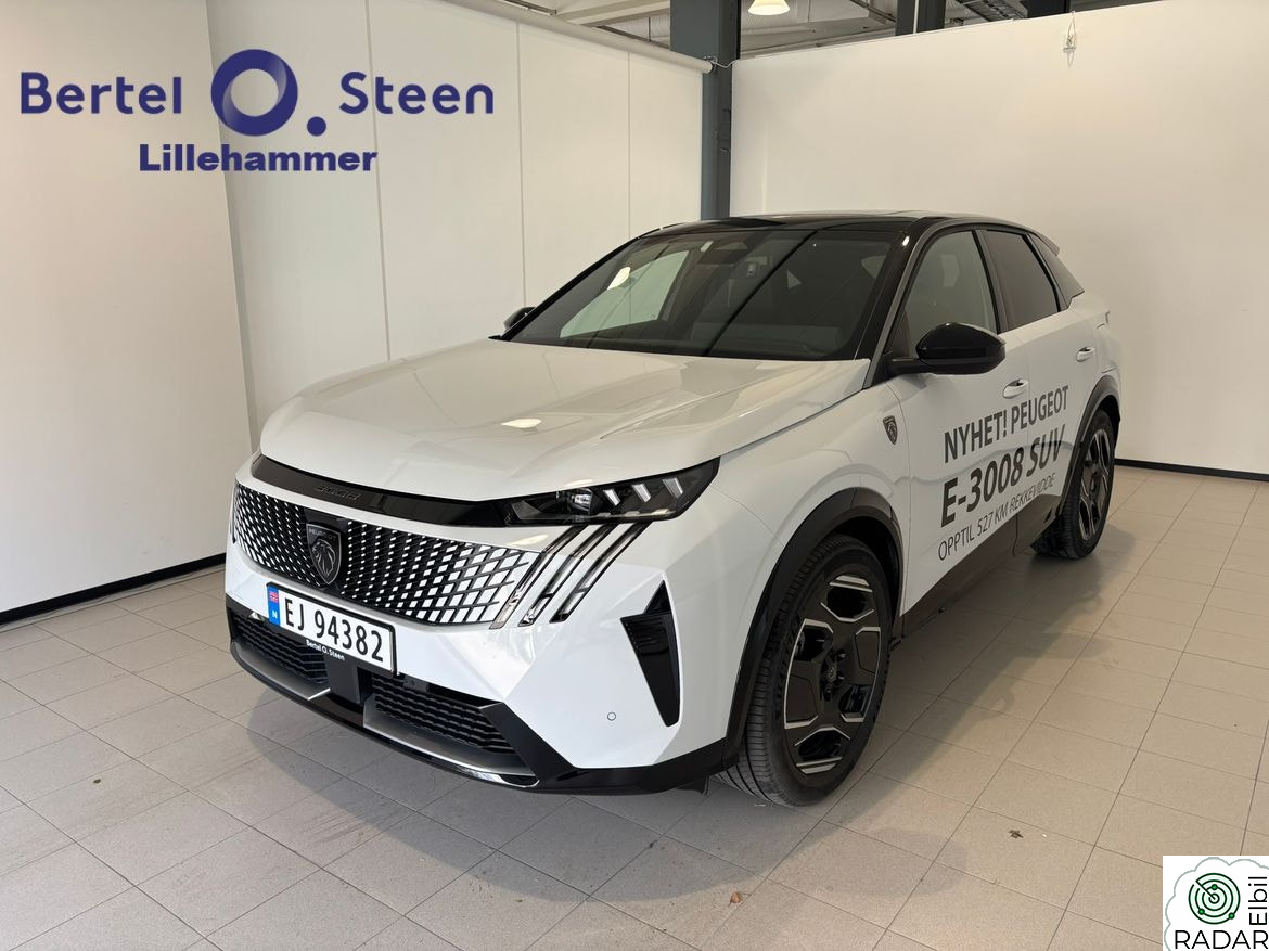 PEUGEOT 3008 GT, hengerfeste, Massasje, Skinn, Panorama