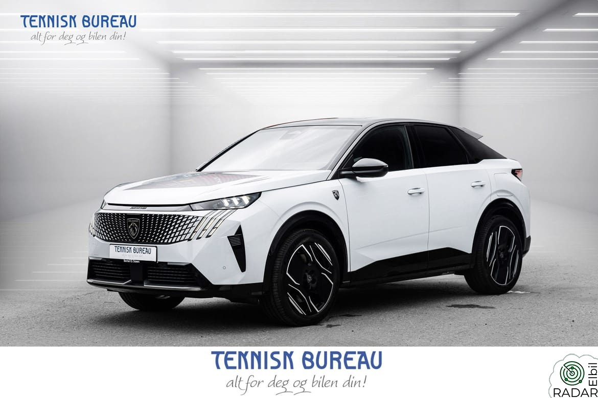 PEUGEOT 3008 E-3008 GT 210 hk 2WD,skinn,hengerfeste,panorama.