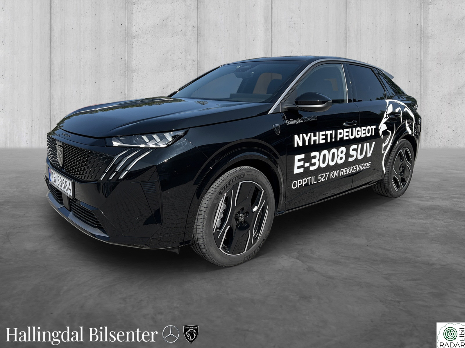 PEUGEOT 3008 GT 210hk 2WD 510 km! Pano, krok, skinn Topputstyrt demo