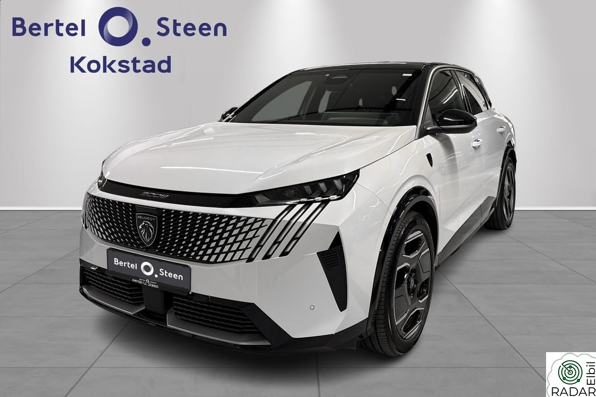 PEUGEOT 3008 GT, RYGGEKAMERA, NAVIGASJON, ADAPTIVE CRUISE